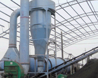 山西朔州Φ1.8x18米洗精煤烘干生产现场